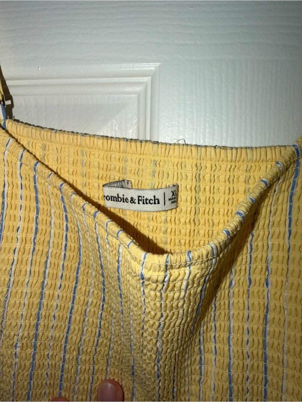 Abercrombie & Fitch smocked bodice